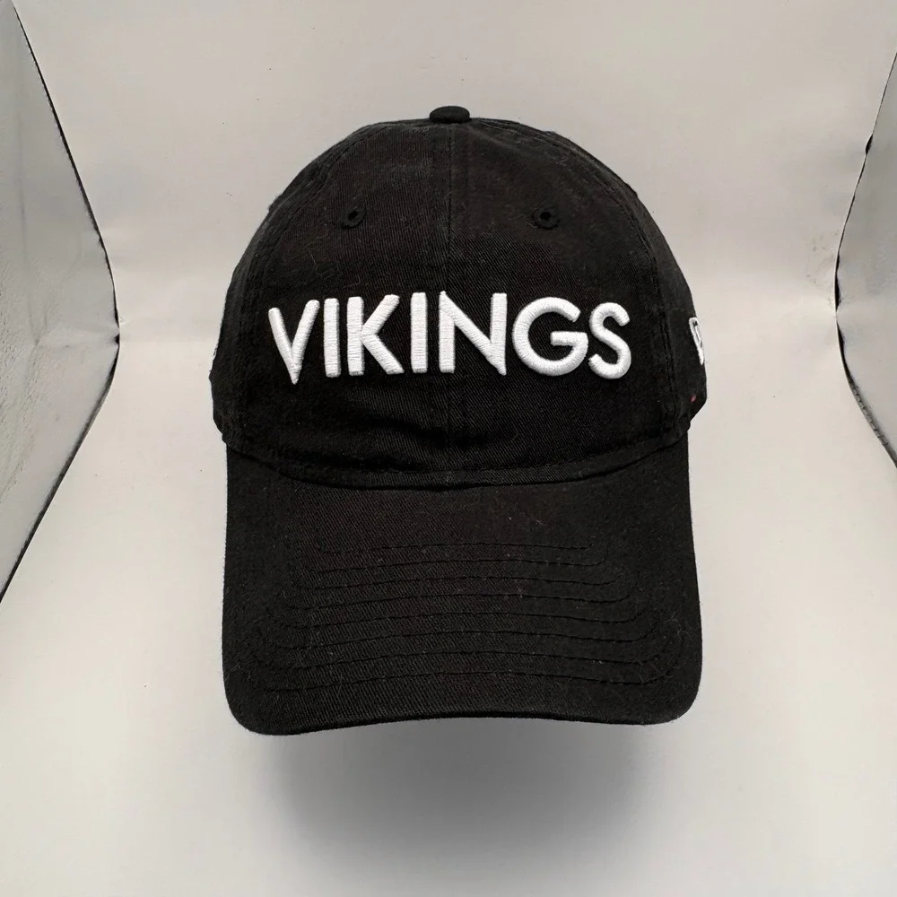 New Era‎ Minnesota Vikings Women's Black Cotton Baseball Cap OSFA NFL